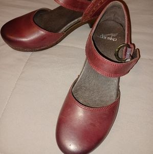 Dansko Maroon Mary Jane's